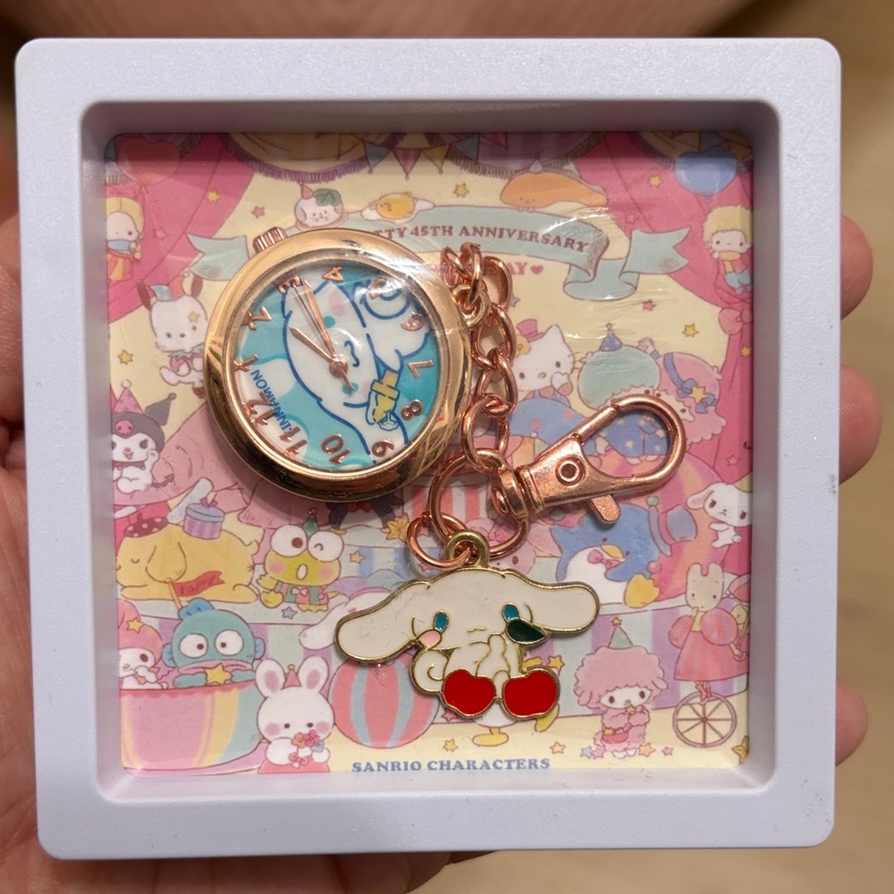 Sanrio Cinnamoroll Keychain Watch - Like New